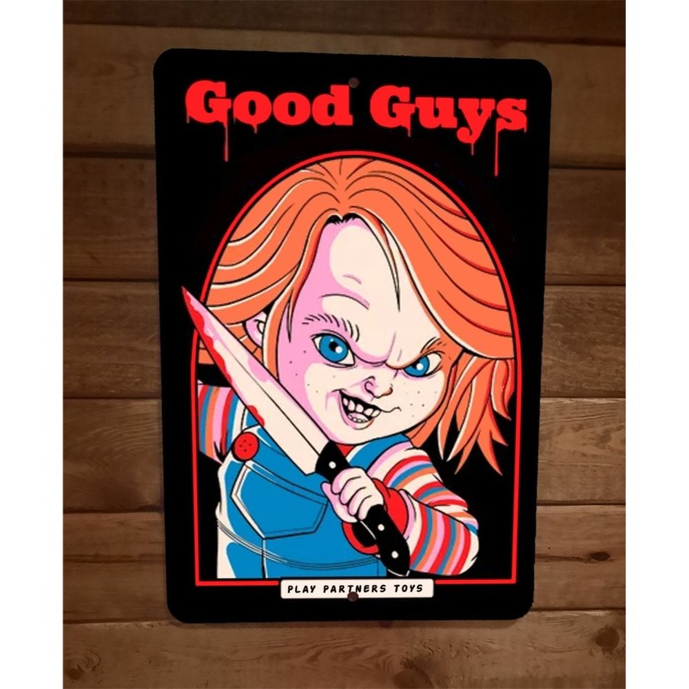 Good Guys Chucky Halloween Horror 8x12 Metal Wall‎ Sign Poster